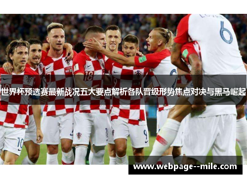 世界杯预选赛最新战况五大要点解析各队晋级形势焦点对决与黑马崛起