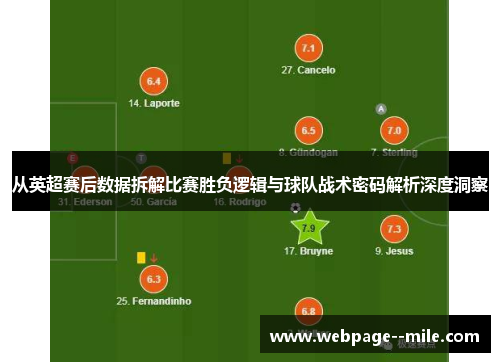 从英超赛后数据拆解比赛胜负逻辑与球队战术密码解析深度洞察